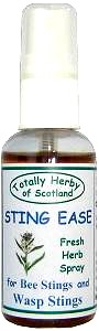  our natural herbal spray
 for wasp and bee stings 